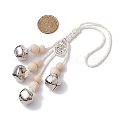 Decorazione pendente in campana di ferro&nbsp;HJEW-JM02249-03