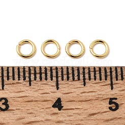 Anelli di congiunzione aperti in ottone Shegrace&nbsp;XGR0078G-12G