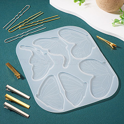 1 Stück Silikonform für DIY-Schmetterlingshaarspangen&nbsp;DIY-TA0016-03