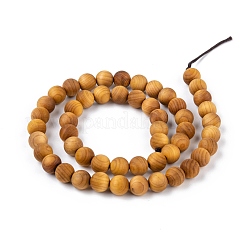 Naturholzperlenstrang&nbsp;X-WOOD-F006-01-8mm