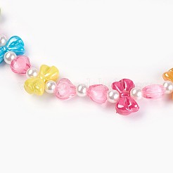 Acrilico sfere bambini collane&nbsp;NJEW-JN02235-01