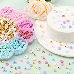 DIY bunte Fimo Perlen Schmuckherstellung Kit&nbsp;DIY-FS0002-13