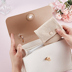Aufbewahrungsbeutel aus Samtstoff für Schmuck&nbsp;ABAG-WH0048-24A