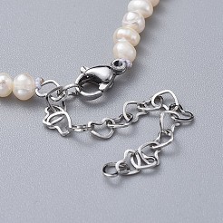 Natürliche Süßwasserperlen Perlen Armbänder&nbsp;X-BJEW-JB04618