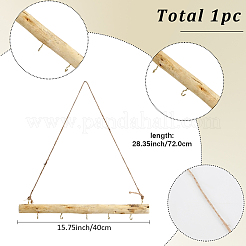 1 Stück Holz-Asthaken&nbsp;AJEW-SP0002-32