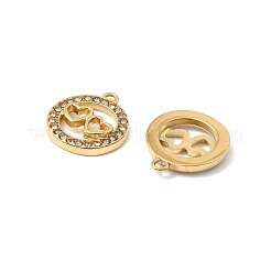 304 Edelstahl mit Kristall-Strass-Anhängern&nbsp;STAS-G358-20G