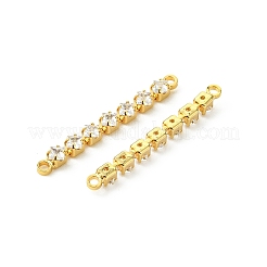 Verbindungsanhänger mit durchsichtigem Zirkonia-Pavé aus Messing&nbsp;XGRQ3P195-639G