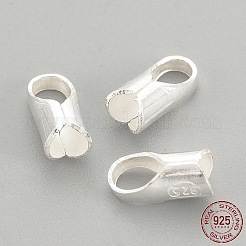 925 Sterling Silber endet Kappen&nbsp;LS-STER-S002-28