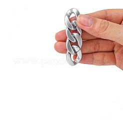 Handgemachte sprühlackierte Acryl-Panzerketten&nbsp;AJEW-JB00894-01
