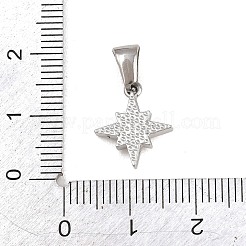 Ciondoli in strass in acciaio inossidabile 303&nbsp;STAS-K325-23C-P