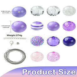 DIY-Kits zum Herstellen von Bubblegum-Schmucksets&nbsp;DIY-CJC0009-08A