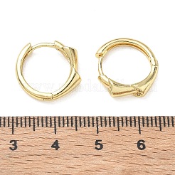 Pendientes de aro de circonio cúbico de micro pave de latón&nbsp;KK-CBA98BA-13G