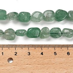 Natürliche grüne Erdbeere Quarzperlen Stränge&nbsp;G-P497-01E-23
