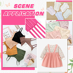 Bande élastique à bord ondulé chinlon&nbsp;EC-GF0001-41D