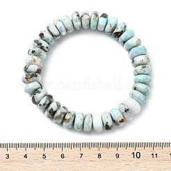 Stretcharmbänder aus natürlichen Larimarperlen für Damen und Herren&nbsp;BJEW-JB14034