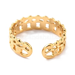 Anelli in acciaio inossidabile 304 placcati ioni (ip)&nbsp;RJEW-L102-42G