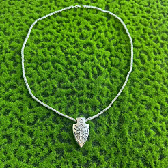 Colliers pendentifs flèche viking vintage en alliage pour hommes&nbsp;WG6D49D-01