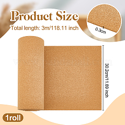 1 rotolo di fogli isolanti in sughero da 3 m&nbsp;AJEW-OC0014-34C