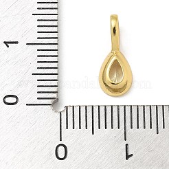 Ottone micro spianare pendenti zirconi&nbsp;KK-U050-04G-01
