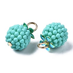 Gummierte ABS-Anhänger aus Kunststoff&nbsp;KY-N013-001D