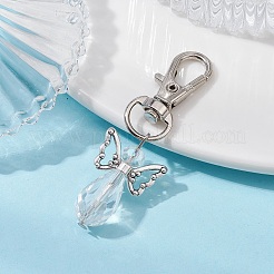 Decorazioni pendenti con perline di vetro angelo&nbsp;HJEW-JM01319-01