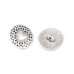 Tibetischen Stil Legierung Ösenknöpfe&nbsp;X-TIBE-Q044-04AS-RS