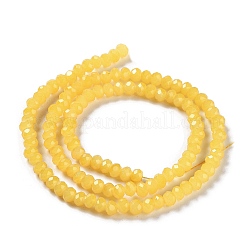 Pittura da forno fili di perline di vetro effetto giada&nbsp;DGLA-A034-J4MM-A30