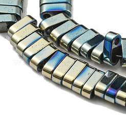 Chapelets de perles en hématite synthétique électrolytique sans magnétiques&nbsp;G-C106-B02-17A
