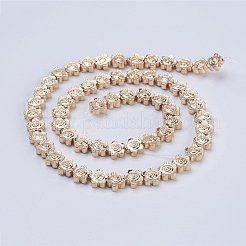 Chapelets de perles en hématite synthétique sans magnétiques&nbsp;G-F539-B01