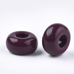 Opake Acrylperlen europäischen&nbsp;SACR-T344-06D