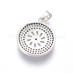 Ottone micro spianare pendenti zirconi&nbsp;ZIRC-I032-50-A