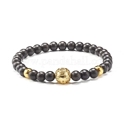 Stretch-Armbänder aus Holzperlen&nbsp;BJEW-JB07019