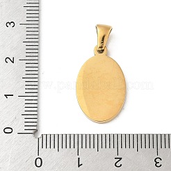Conchiglia naturale ovale con pendenti iniziali&nbsp;STAS-I351-23G-U