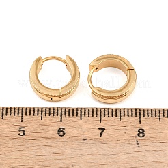 Pendientes de aro de acero inoxidable 304&nbsp;EJEW-L307-06G