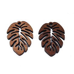 Anhänger aus natürlichem Nussbaumholz&nbsp;WOOD-N011-003