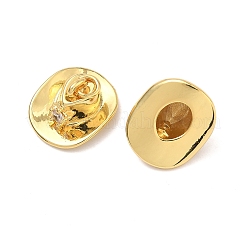 Ottone micro spianare pendenti zirconi&nbsp;KK-P345-21G