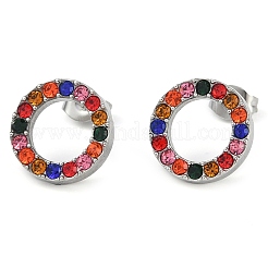 Boucles d'oreilles à tige en acier inoxydable 304&nbsp;EJEW-C099-09P-01