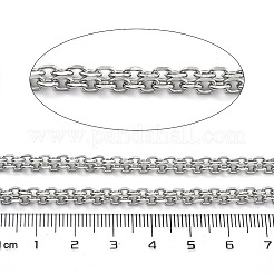 Anlaufgeschützte 304 Edelstahl-Kabelkette&nbsp;CHS-H026-07B-P