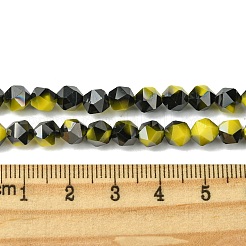 Chapelets de perles en verre électroplaqué&nbsp;EGLA-K061-06A-HP02