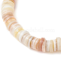 Bracelets extensibles en perles d'eau douce de culture naturelles et perles de turquoise synthétiques&nbsp;BJEW-JB11875-02