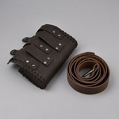 Leder-Hüfttasche und Gürtelset&nbsp;AJEW-WH20816-223A