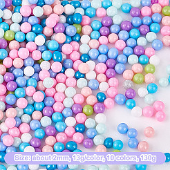130g 10 Farben bemalte Glasperlen&nbsp;GLAA-OC0001-51