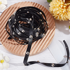 Imitation cordon plat en cuir&nbsp;WL-GF0001-11A-04