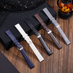 5 sac de 5 bracelets de montre en cuir PU de couleurs&nbsp;FIND-FH0017-63B