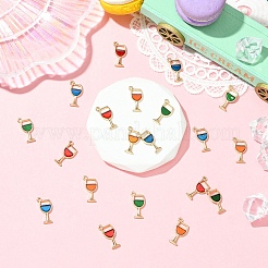 20pcs 4 pendentifs en alliage de couleurs&nbsp;ENAM-YW0006-15