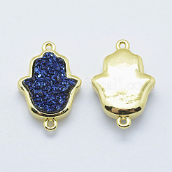 Connettori di collegamenti in resina druzy&nbsp;G-F550-G01-G