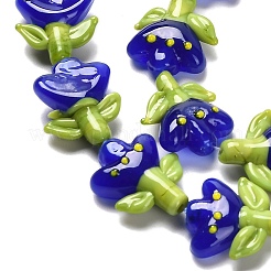 Chapelets de perles vernissées manuelles&nbsp;LAMP-A005-03C
