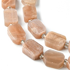 Natürliche sunstone Perlen Stränge&nbsp;G-C098-A12-01