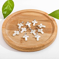 Pendenti shell bianco naturale&nbsp;PW-WG99836-01