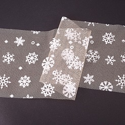 Cintas de malla decorativa de copo de nieve&nbsp;OCOR-P010-G02